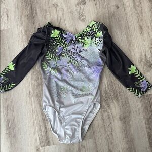 Floral Long Sleeve Leotard